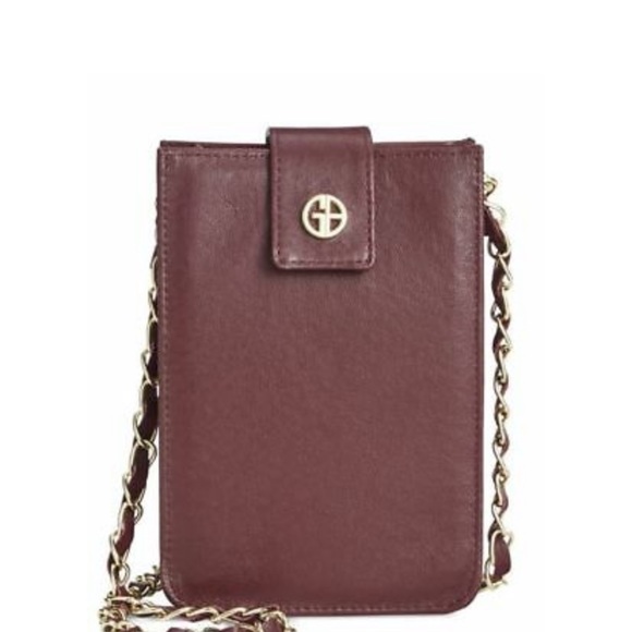 giani bernini nappa leather crossbody